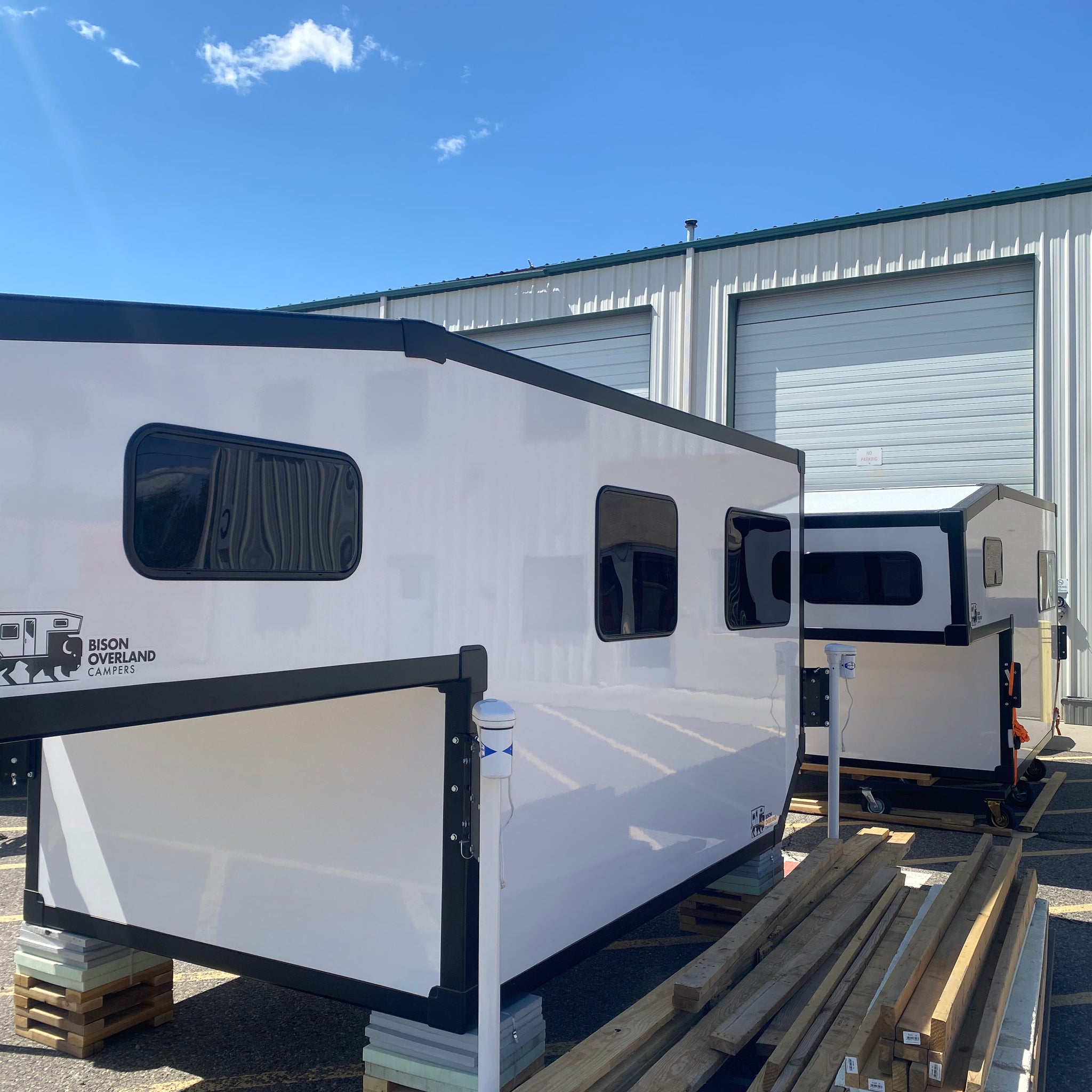 8' Flat Bed Camper